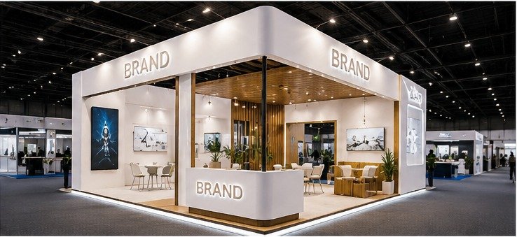 Completed turnkey exhibition stall